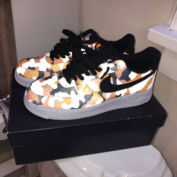 air force 1 low orange camo